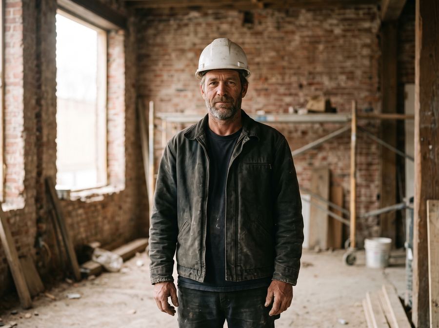 Handwerker von Tiglar auf der Baustelle — ein fester Ansprechpartner über das ganze Projekt